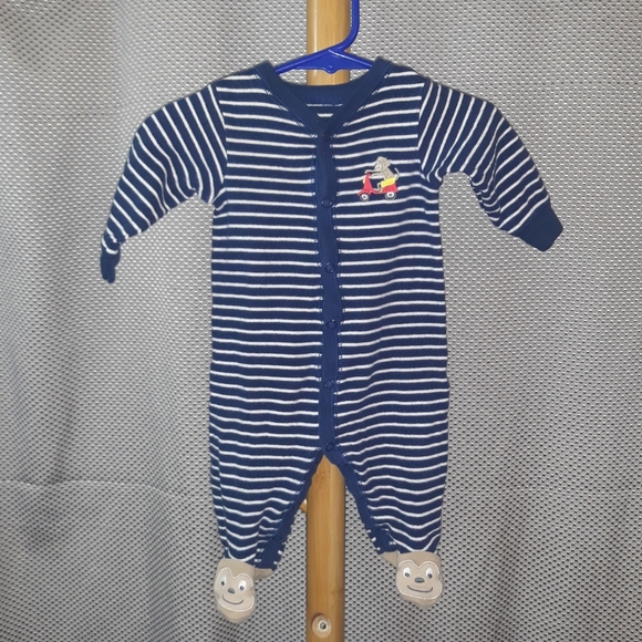 Carter's Other - Carter's Button Up Footies SZ 6 Mths.